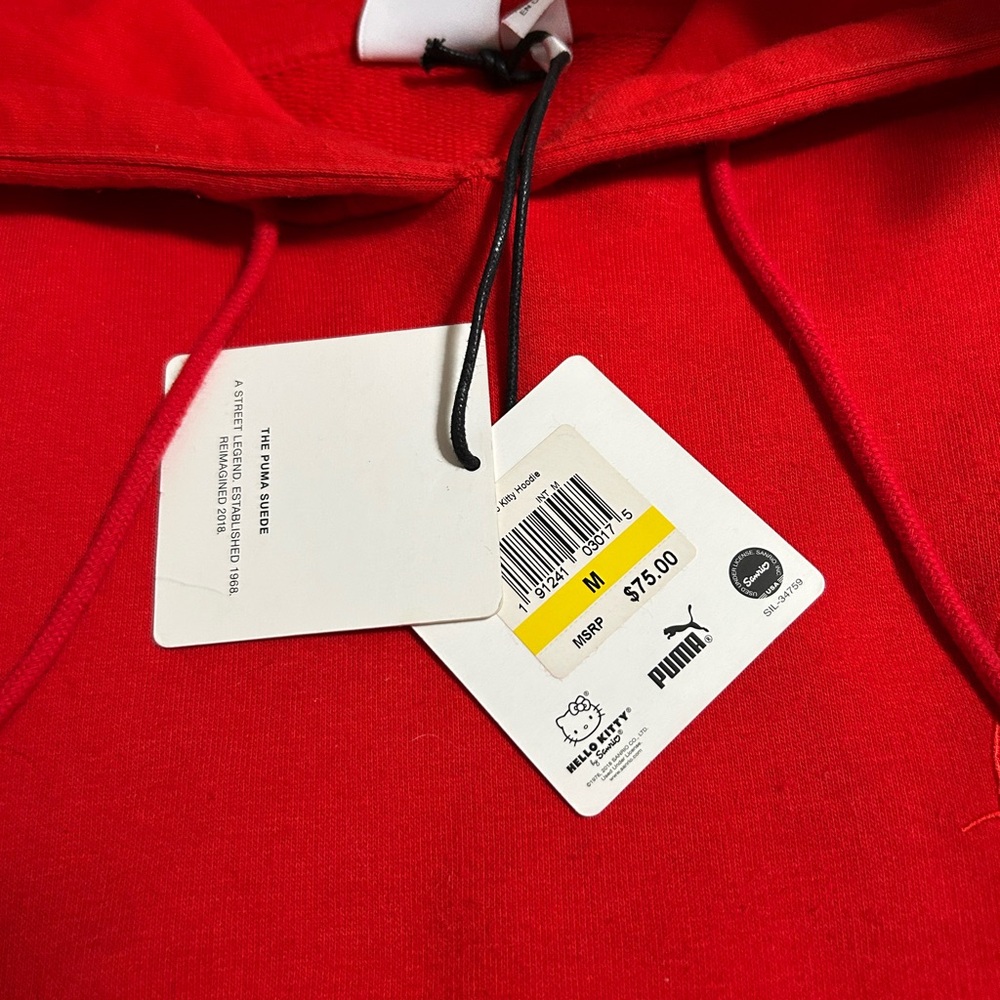 Puma Red Hoodie Hello kitty sanrio - Picture 12 of 13